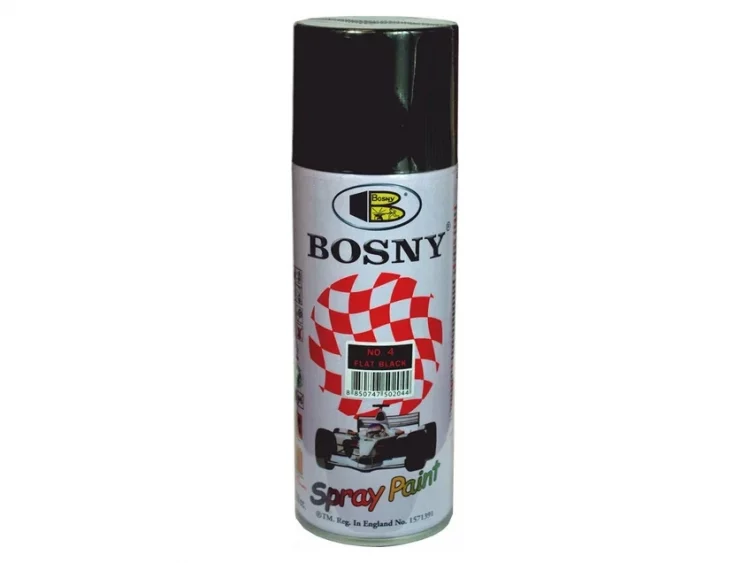 Краска Bosny Чёрная (матовая) 520 мл