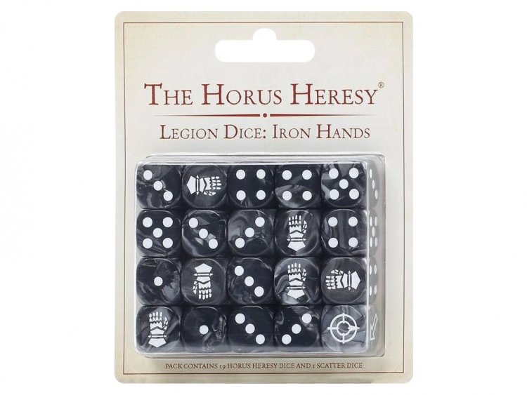 The Horus Heresy Iron Hands Dice Set