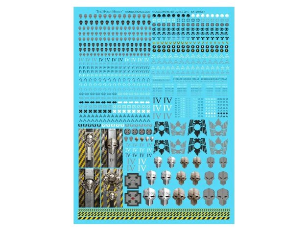 Iron Warriors Legion Transfer Sheet (предзаказ 2024, GW Direct, The Horus Heresy)
