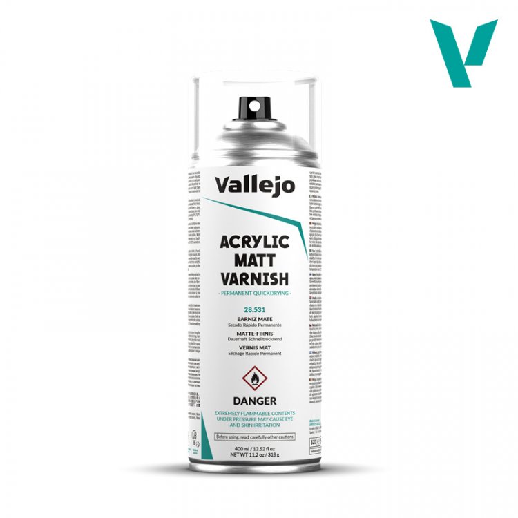 Лак матовый Vallejo Acrylic Matt Spray Varnish: 28.531