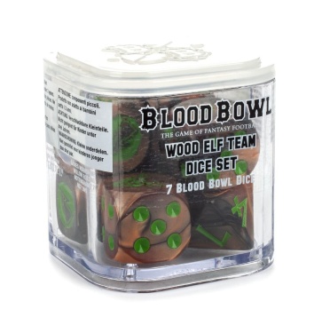 Blood Bowl Wood Elf Team Dice 99220904001 (Limited, OOP, New Unopened)