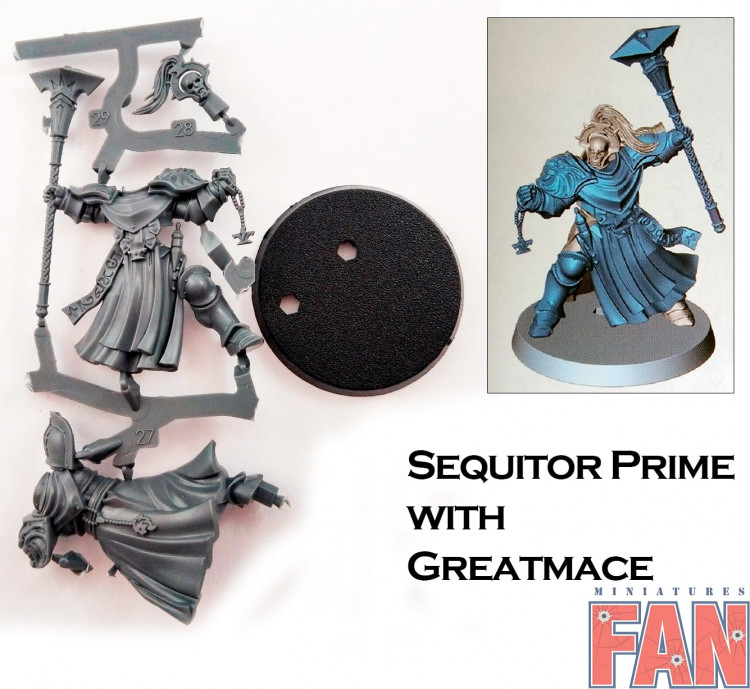 Soul Wars Sequitor Prime with Greatmace