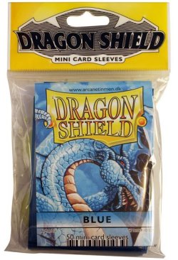 Протекторы МИНИ &quot;Dragon Shield&quot; (50 шт.): синие