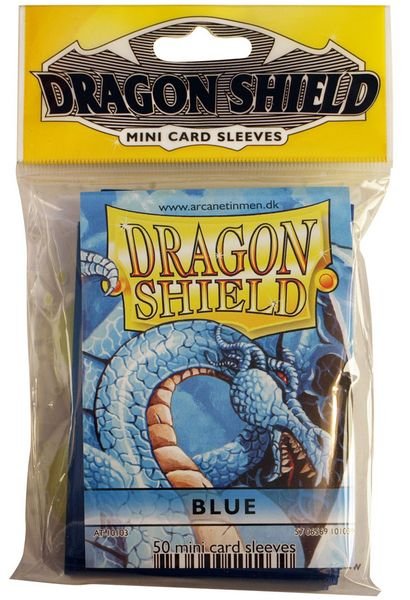 Протекторы МИНИ &quot;Dragon Shield&quot; (50 шт.): синие