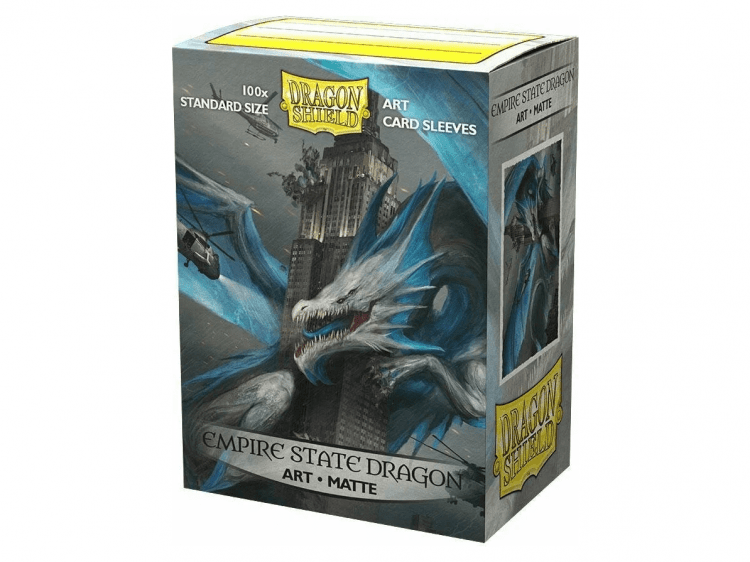 Протекторы Dragon Shield (100 шт., 63х88 мм): с рисунком Empire State Dragon, матовые