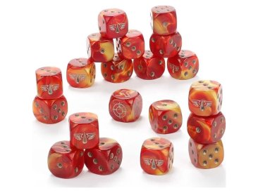 The Horus Heresy Blood Angels Dice Set