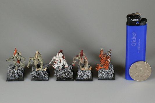 Warhammer Fantasy Battles Crypt Ghouls x5 (99120207032) (Painted)
