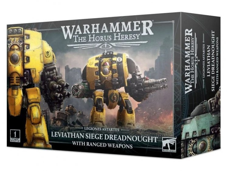 Leviathan Siege Dreadnought with Ranged Weapons (предзаказ 2023, The Horus Heresy)