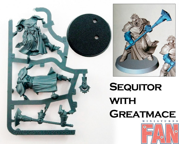 Soul Wars Sequitor with Greatmace