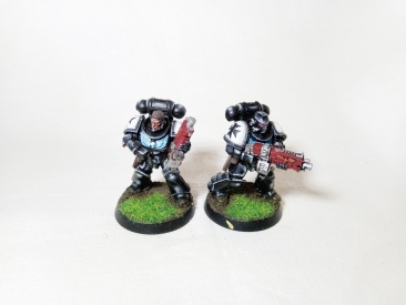 Warhammer 40K Space Marines Black Templars Primaris Intercessors x10 (Pro-Painted)