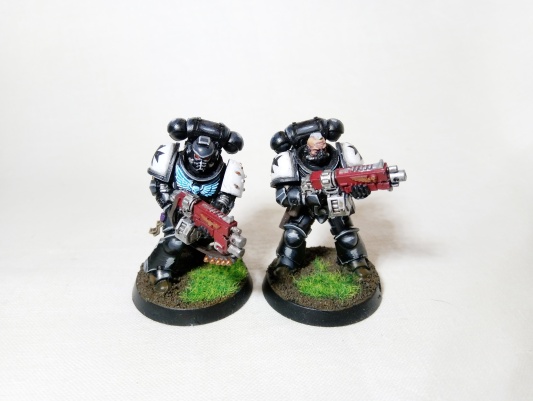 Warhammer 40K Space Marines Black Templars Primaris Intercessors x10 (Pro-Painted)