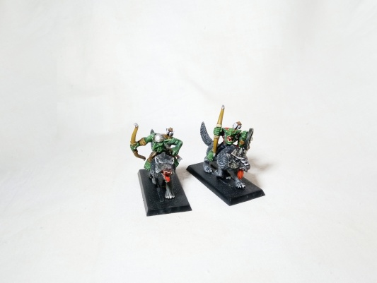 Warhammer Fantasy Age of Sigmar Orcs &amp; Goblins Wolf Riders x10 (Pro-Painted)