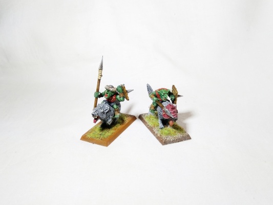 Warhammer Fantasy Age of Sigmar Orcs &amp; Goblins Wolf Riders x10 (Pro-Painted)