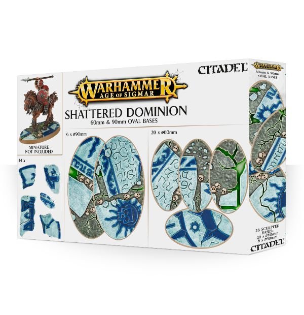 Shattered Dominion 60 &amp; 90mm Oval Bases