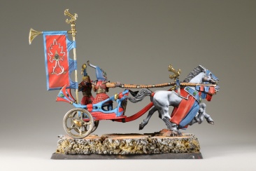 Warhammer Fantasy Battles High Elf Chariot #1 (Painted)