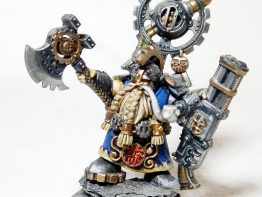 Warhammer Fantasy Battles Age of Sigmar Dwarf Cogsmith (Pro-Painted)