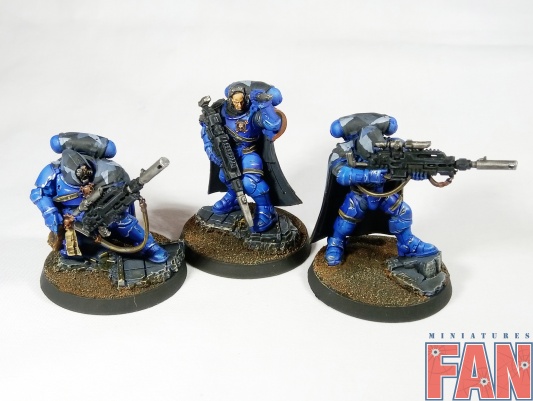 Warhammer 40k Space Marine Primaris Eliminators x3 (Pro-Painted)