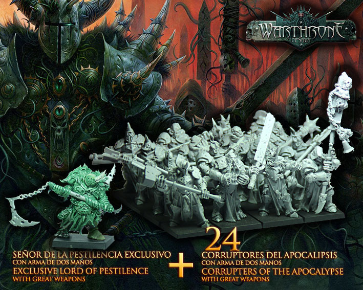 Corrupters of the Apocalypse with great weapons and exclusive Lord of Pestilence