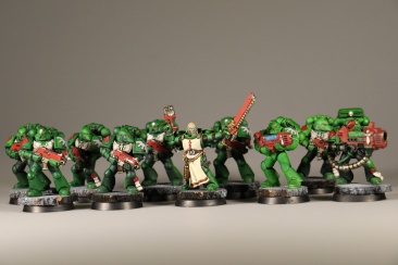 Warhammer 40K: Dark Vengeance Space Marines Tactical Squad x10 (Painted)
