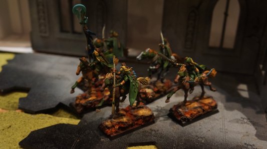 Wood Elf Glade Riders x5 (Painted)