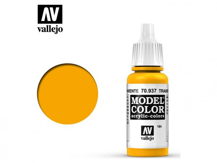 Краска Vallejo Model Color: Transparent Yellow 70.937