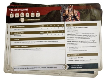 Datasheet Cards: Adeptus Custodes (предзаказ 2024, Warhammer 40k, Adeptus Custodes)