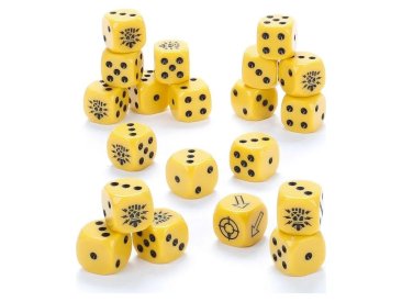 The Horus Heresy Imperial Fists Dice Set