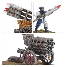 Helblaster Volley Gun and Helstorm Rocket Battery