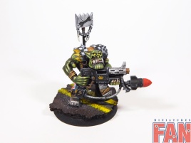 Warhammer 40k Ork Nobz x5 (Pro-Painted)