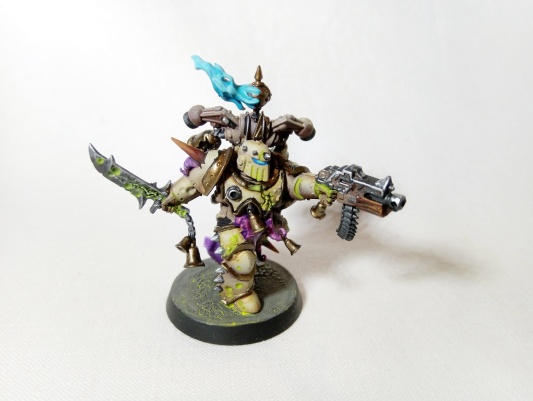 Warhammer 40k Death Guard Plague Marines x7 (Pro-Painted)