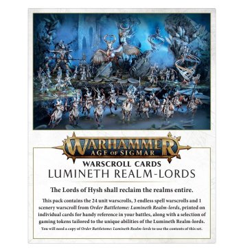 Lumineth Realm-lords Warscroll Cards