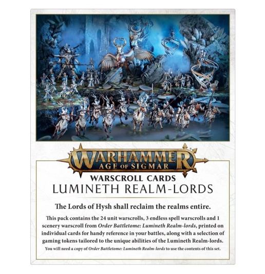 Lumineth Realm-lords Warscroll Cards