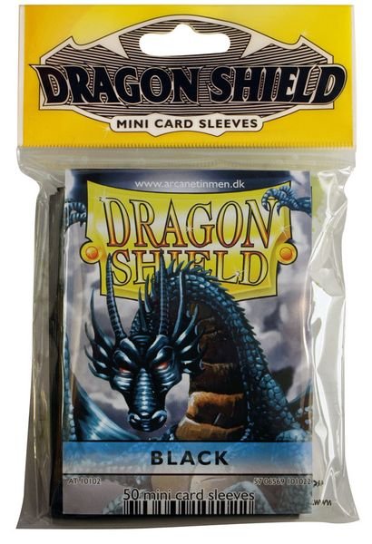 Протекторы МИНИ &quot;Dragon Shield&quot; (50 шт.): черные