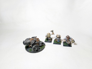 Warhammer Fantasy Age of Sigmar Dwarf Cannon and Organ Cannon (Pro-Painted)