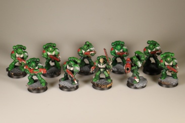 Warhammer 40000: Dark Vengeance Space Marines Tactical Squad x10 (Painted)