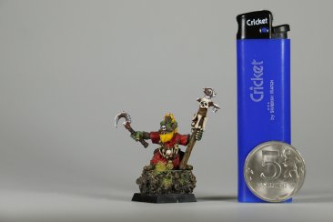 Warhammer Fantasy Battles Grot Shaman x1 (99060209164) (Metal, Painted)