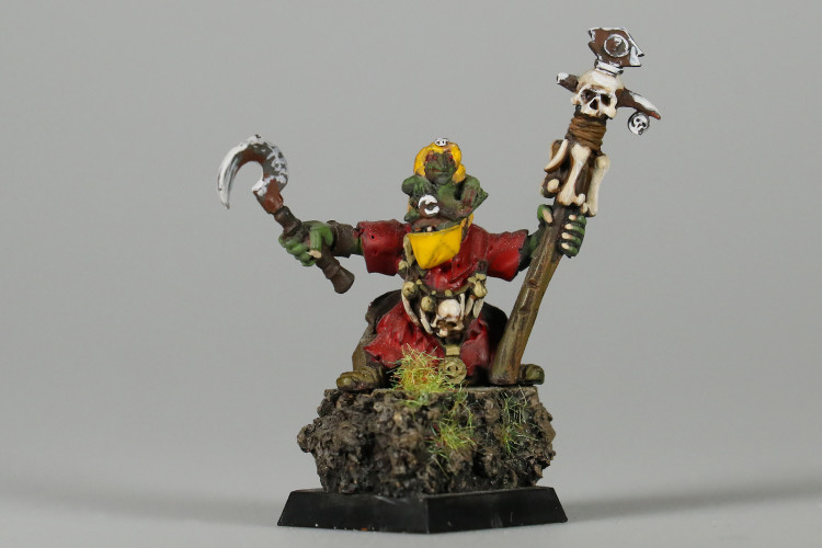 Warhammer Fantasy Battles Grot Shaman x1 (99060209164) (Metal, Painted)