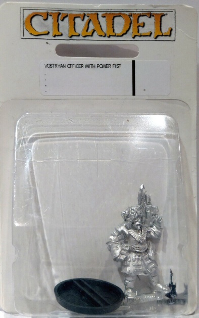 Vostroyan Officer with Power Fist (Made to Order)