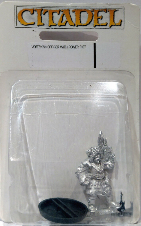 Vostroyan Officer with Power Fist (Made to Order)