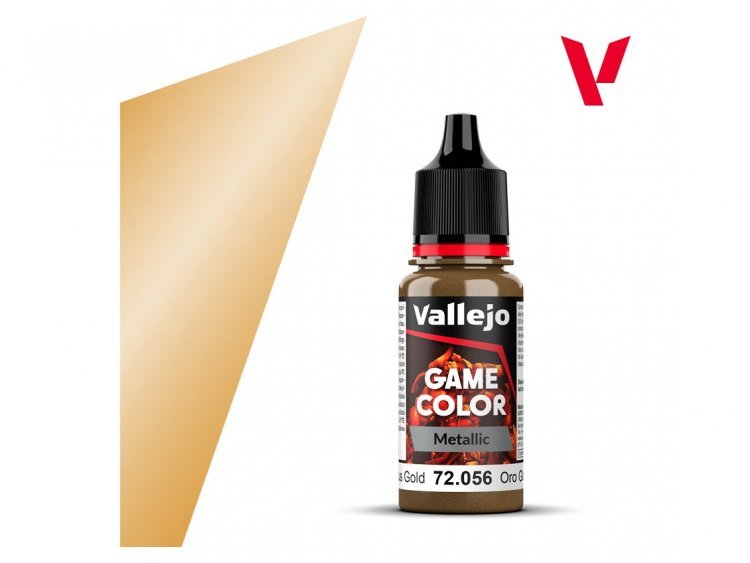 Краска Vallejo Game Color: Glorious Gold 72.056