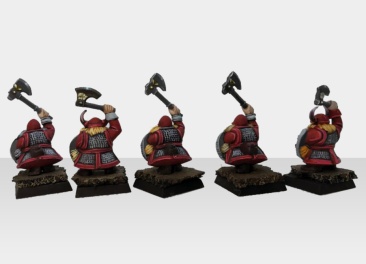 Warhammer Fantasy  Battles AOS Dwarf Warriors x10 (Pro-Painted)
