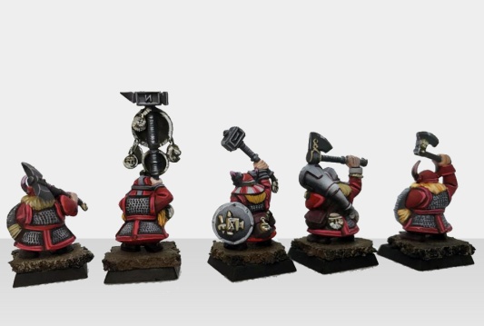 Warhammer Fantasy  Battles AOS Dwarf Warriors x10 (Pro-Painted)