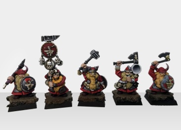 Warhammer Fantasy  Battles AOS Dwarf Warriors x10 (Pro-Painted)