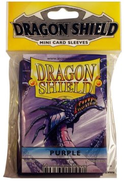 Протекторы МИНИ &quot;Dragon Shield&quot; (50 шт.): фиолетовые