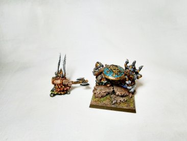 Warhammer Fantasy Age of Sigmar Dwarf King Alric w. Shieldbearers (Pro-Painted)