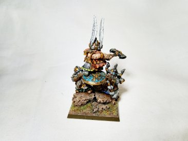 Warhammer Fantasy Age of Sigmar Dwarf King Alric w. Shieldbearers (Pro-Painted)