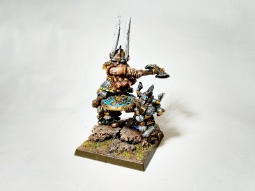 Warhammer Fantasy Age of Sigmar Dwarf King Alric w. Shieldbearers (Pro-Painted)