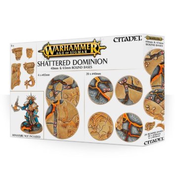Shattered Dominion 40 &amp; 65mm Round Bases