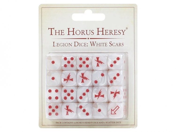 The Horus Heresy White Scars Dice Set
