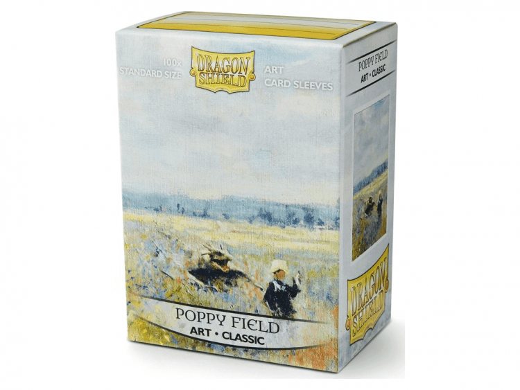 Протекторы Dragon Shield (100 шт., 63x88 мм): с рисунком Poppy Field